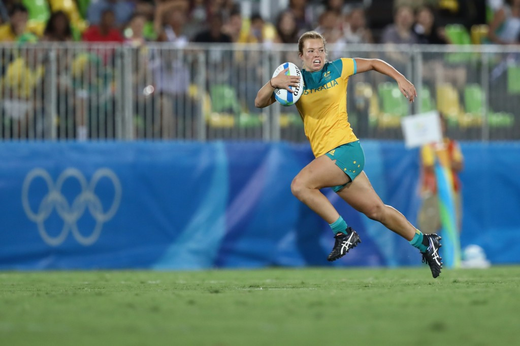 Olympic champions Australia will seek to defend their women's sevens series title ©Getty Images