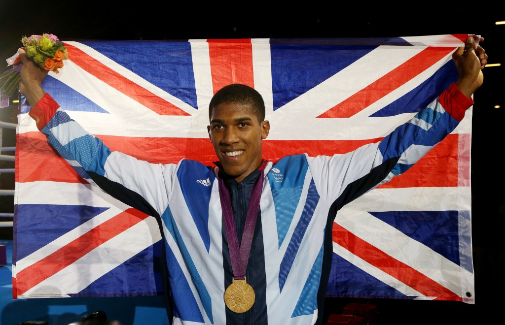 Anthony Joshua worked with Rob McCracken when he earned Olympic gold at London 2012 ©Getty Images