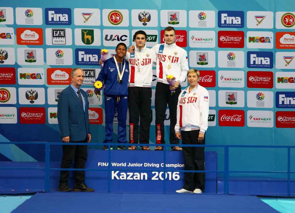 Home favourite triumphs to delight of Russian crowd at 2016 FINA World Junior Diving Championships