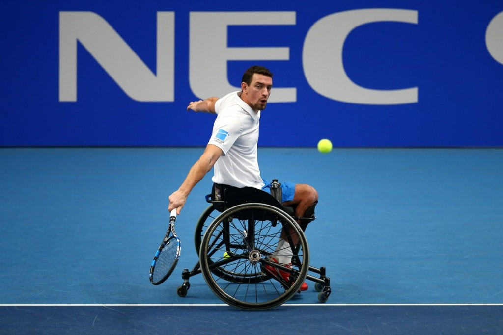 Defending champion Joachim Gerard of Belgium made it two wins out of two in the men's singles ©Wheelchair Tennis/Twitter