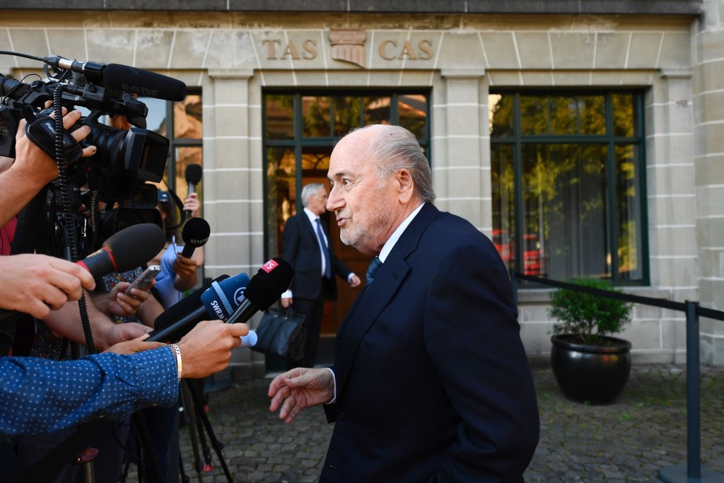 The banned former FIFA President said at his hearing in August that he would accept the CAS decision ©Getty Images