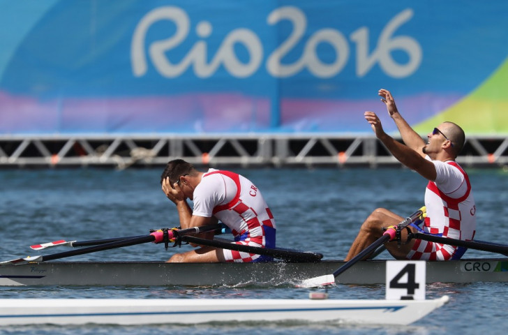 Croatia's Sinkovic brothers take in becoming Olympic double sculls champions in Rio - but how will they do at the forthcoming World Championships in Florida where they are competing in the men's pair? ©Getty Images