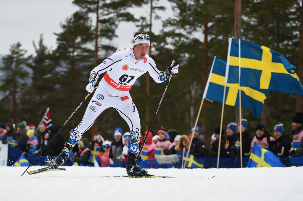Sweden's Calle Halfvarsson was victorious in the men's sprint race today ©Getty Images