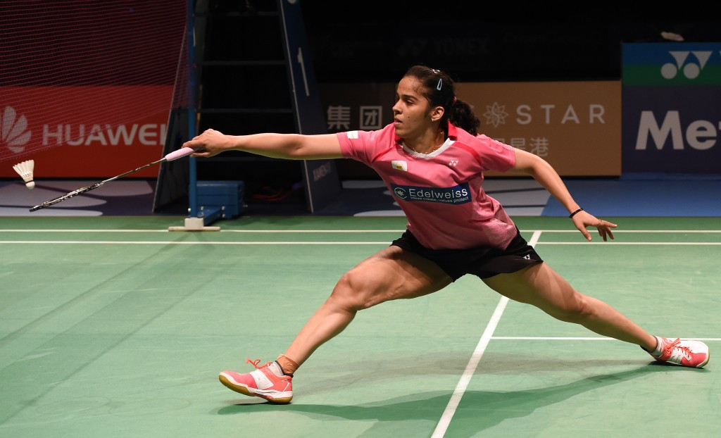 Women’s singles top seed Saina Nehwal suffered elimination from the BWF Macau Open after suffering a shock straight-games defeat to China’s Zhang Yiman ©Getty Images
