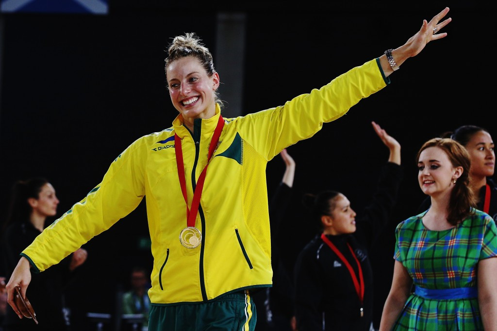 Laura Geitz captained Australia to netball gold at Glasgow 2014 ©Getty Images
