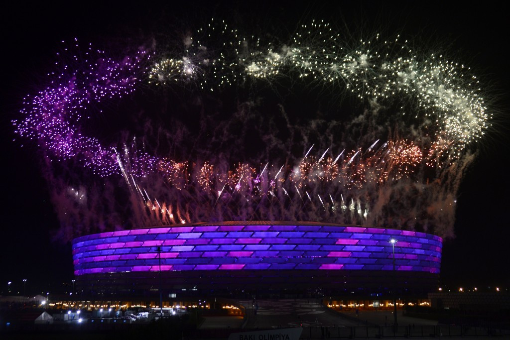 The Baku 2015 European Games was cited as a particular highlight of Pat Hickey's sporting career ©Getty Images