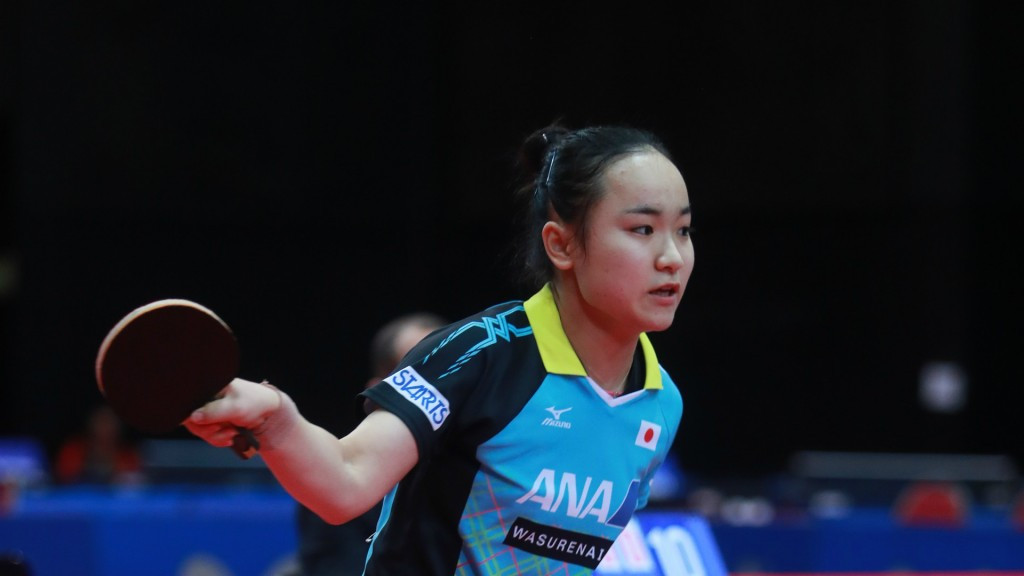 Olympic bronze medallist Mima Ito spearheaded Japan to the girls' team crown ©ITTF