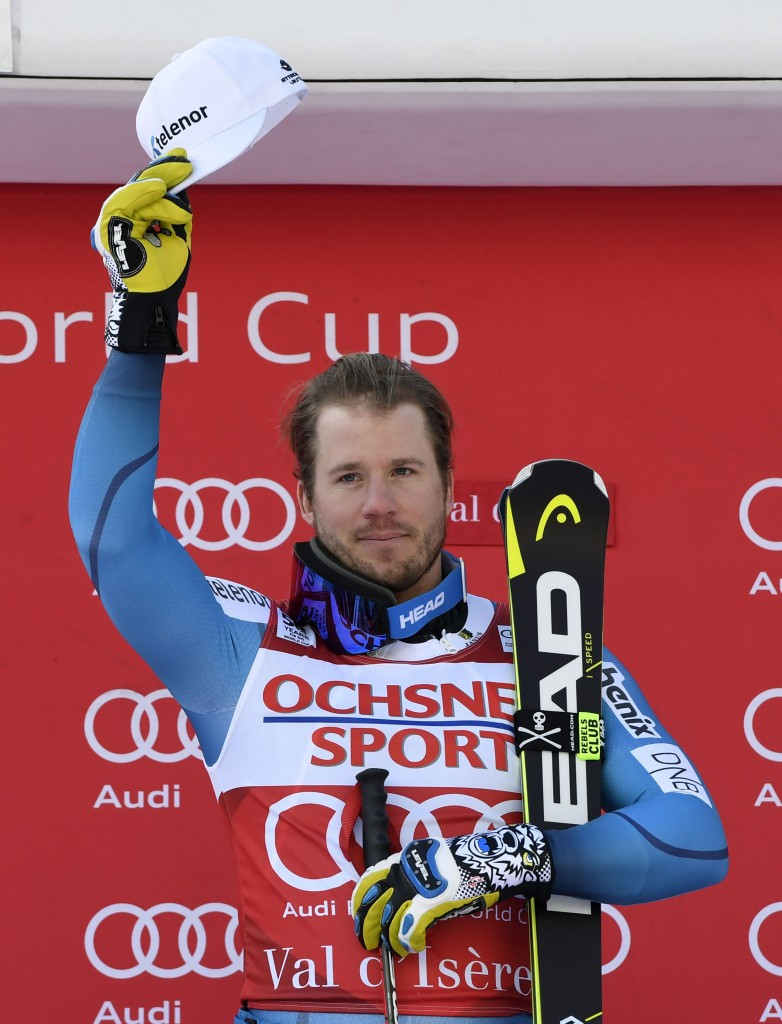 Kjetil Jansrud won the downhill race at the FIS Alpine Skiing World Cup event in Val d’Isère today ©Getty Images
