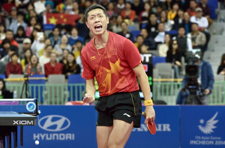 Xu Xin claimed his 11th ITTF World Tour title with victory over home favourite Maharu Yoshimura at the Japan Open ©Getty Images