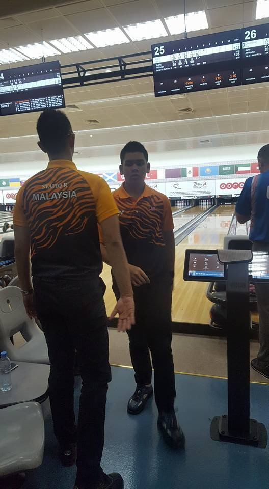 Malaysia's Rafiq Ismail finished day one in third place ©World Bowling/Facebook