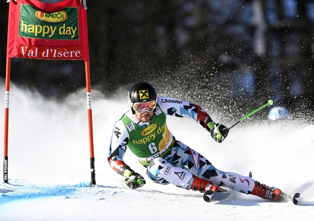 Austria's Marcel Hirscher, the defending World Cup champion, finished second ©Getty Images
