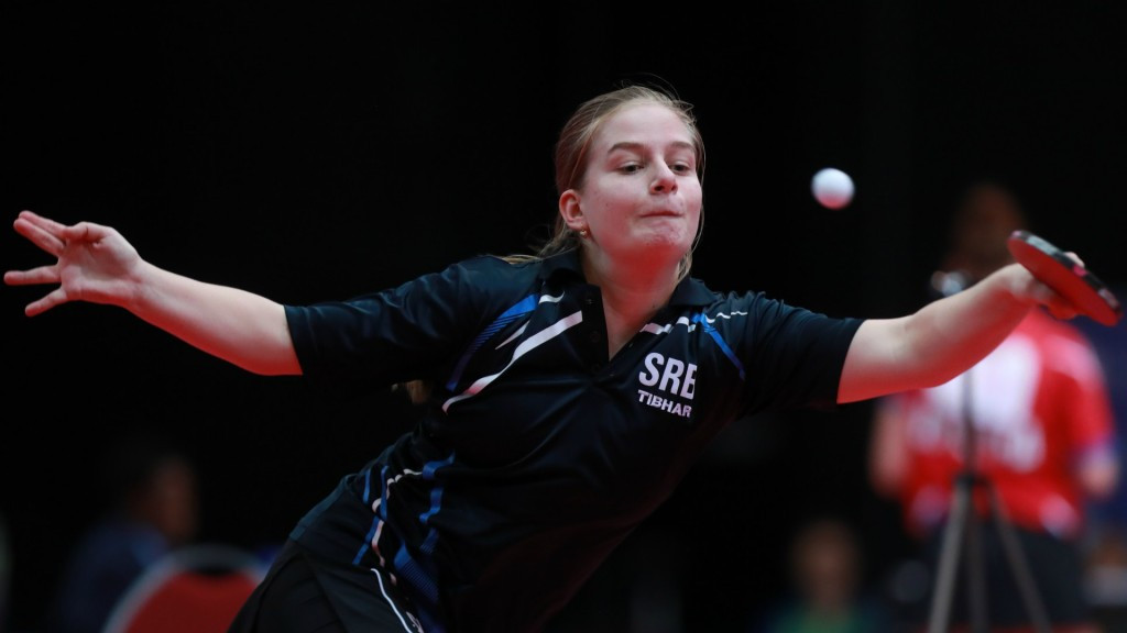 Dragana Vignjevic of Serbia produced excellent displays to reach the main draw ©ITTF