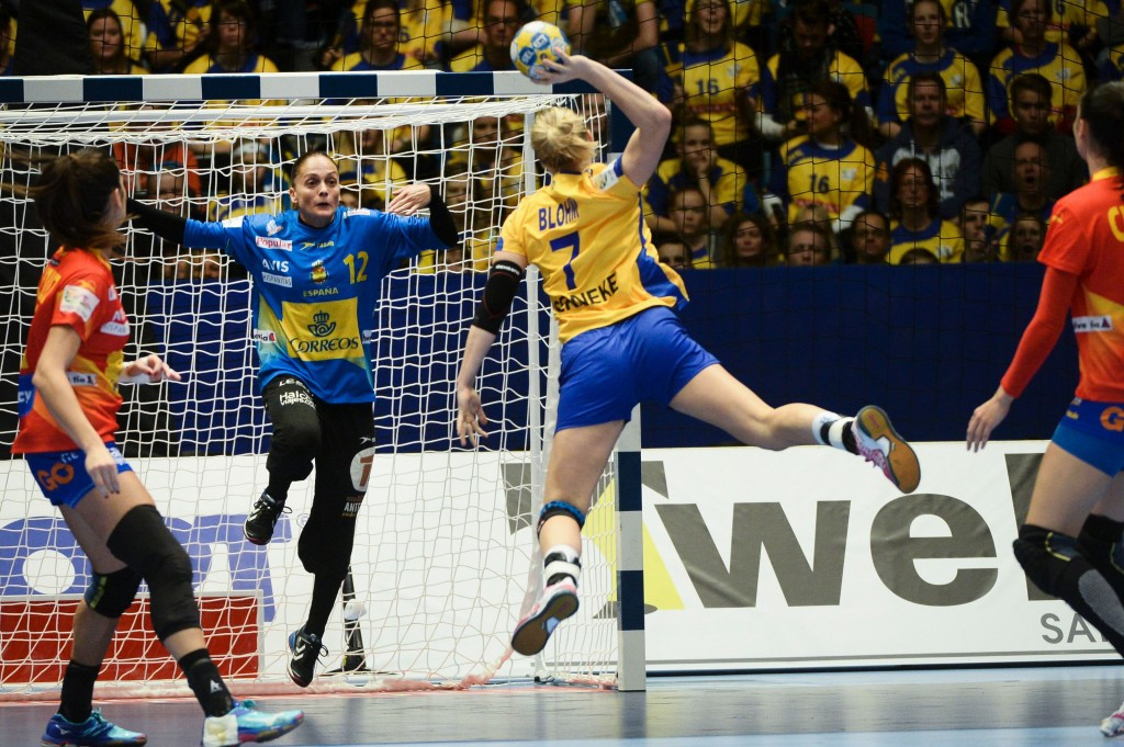 Linn Blohm about to score for Sweden ©Getty Images