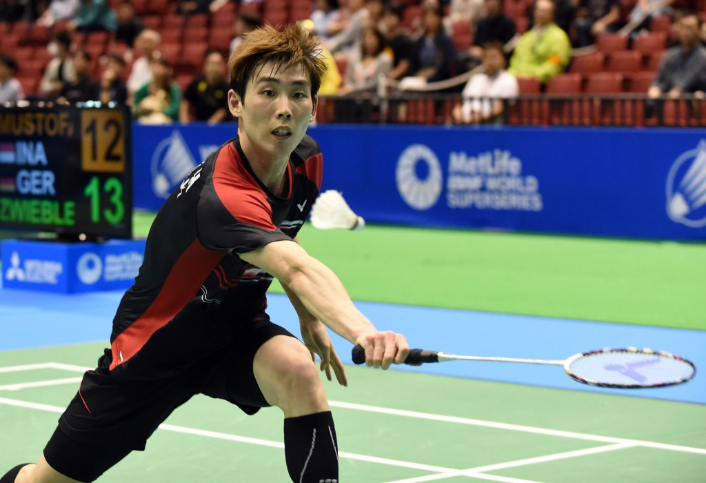 Son Wan-Ho of South Korea is the favourite in the men's singles event at the BWF Korea Masters Grand Prix Gold event ©Getty Images