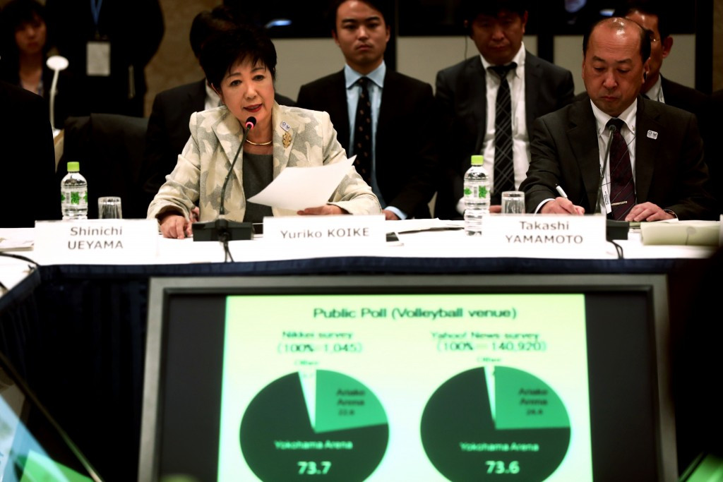 Tokyo Governor Yuriko Koike is a key figure during preparations for Tokyo 2020 ©Getty Images