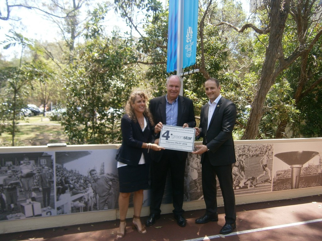 Gold Coast 2018 headquarters earn sustainability award 