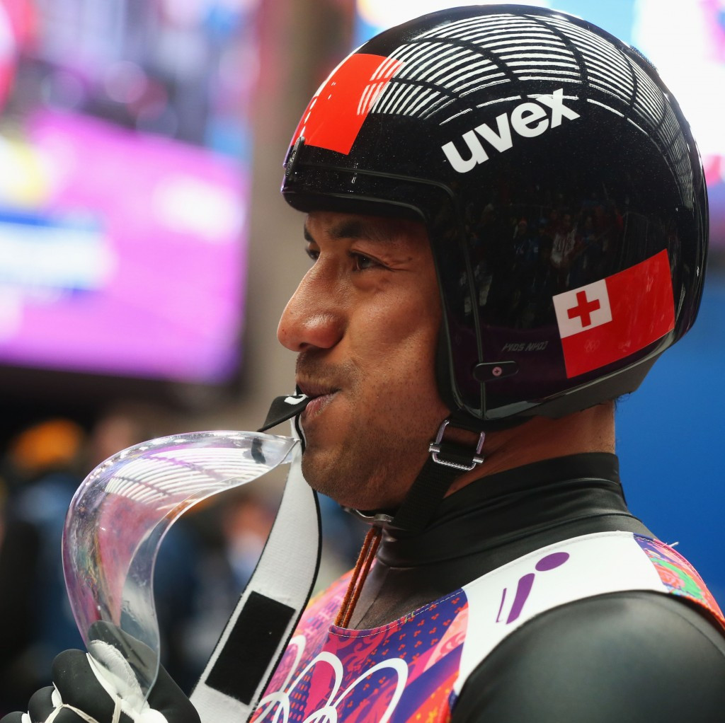 Luger Bruno Banani is Tonga's only Winter Olympian ©Getty Images
