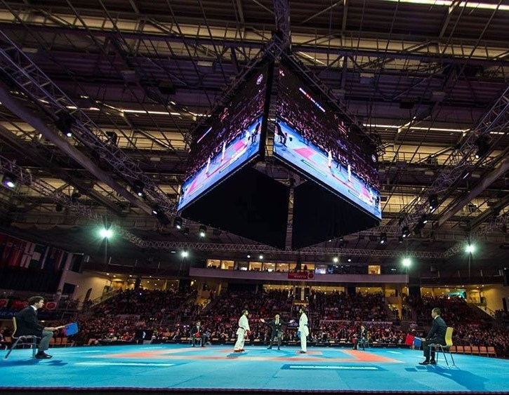 Five Karate 1 Premier League events are listed along with a plethora of other competitions ©WKF
