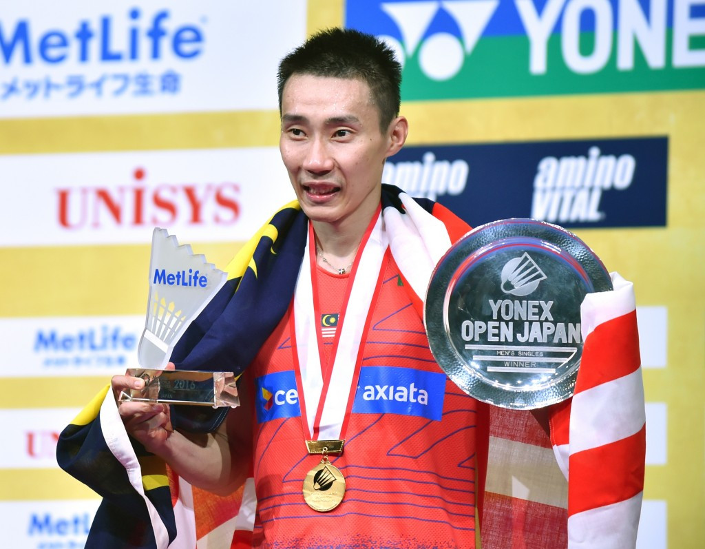 Lee Chong Wei leads the men's nominees in the BWF Player of the Year awards ©Getty Images