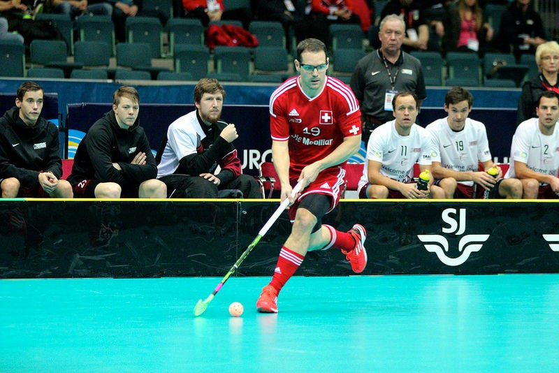 Matthias Hofbauer became the all time top scorer at the World Floorball Championships today ©Flickr