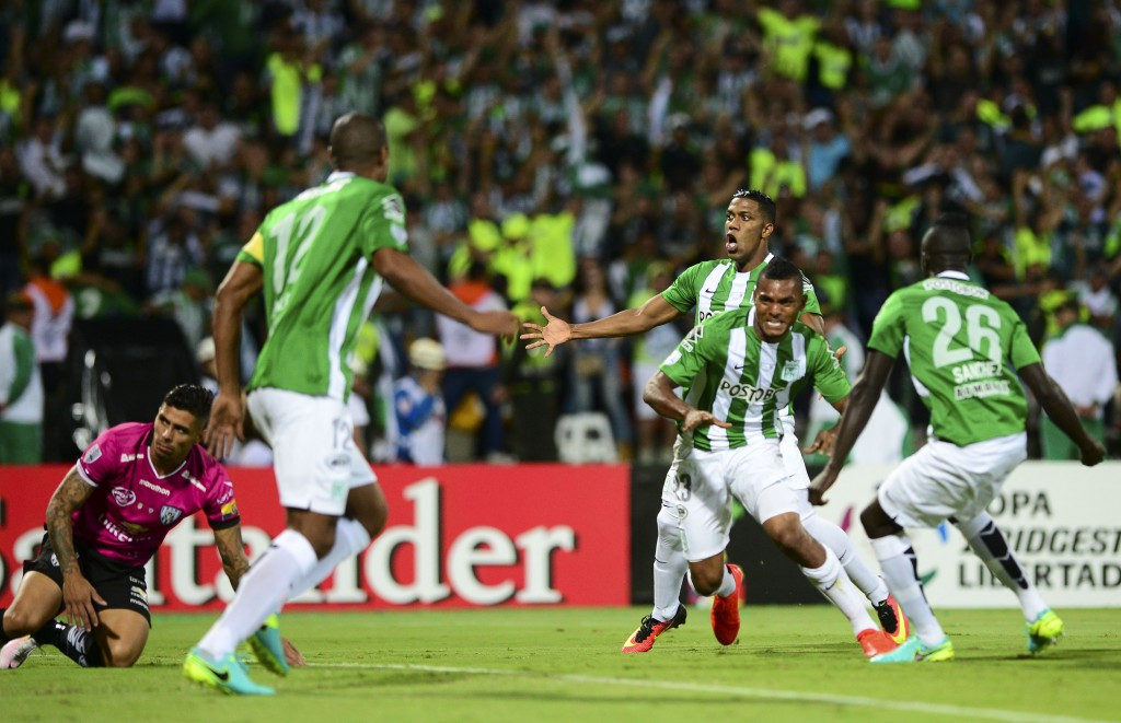 Colombia's Atletico Nacional are the South American representatives after they won the 2016 Copa Libertadores final ©Getty Images