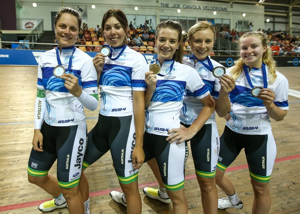 Australia enjoy successful opening day at Oceania Track Cycling Championships