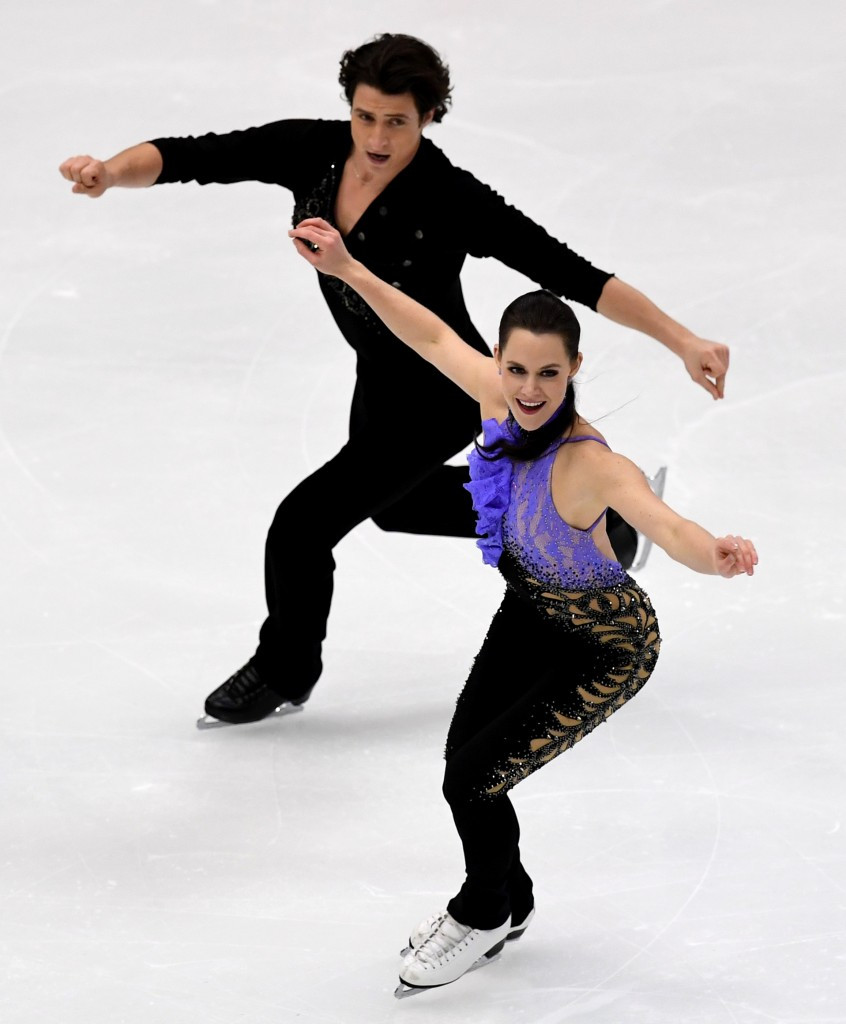Vancouver 2010 Olympic champions Tessa Virtue and Scott Moir will be competing in the ice dance competition ©Getty Images