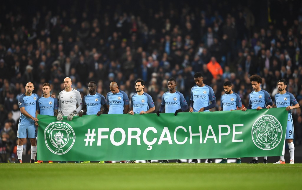 Clubs competing in UEFA Champions League matches last night observed a minute's silence as a mark of respect to the victims of the crash ©Getty Images