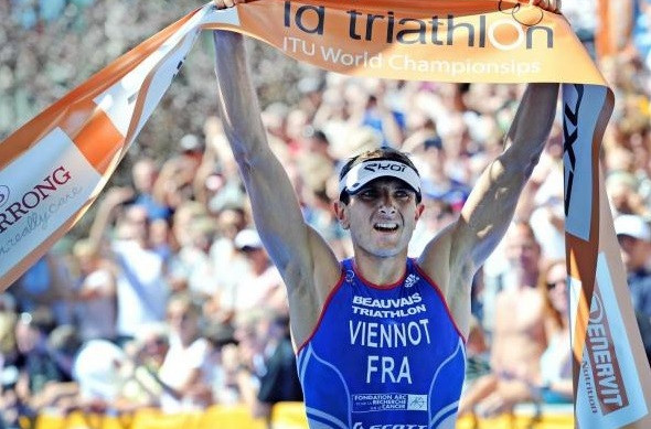 Cyril Viennot of France secured his maiden ITU Long Distance World Championships title in Montala ©ITU