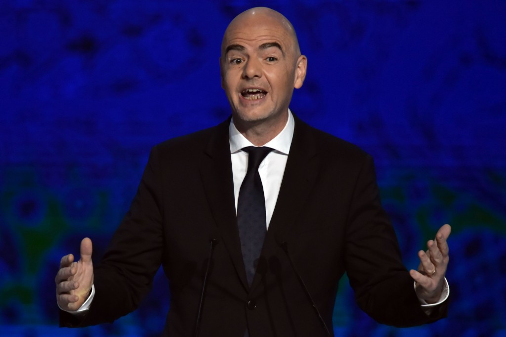 An expanded 48-team World Cup could feature 16 groups of three nations under plans thought to be favoured by Gianni Infantino ©Getty Images