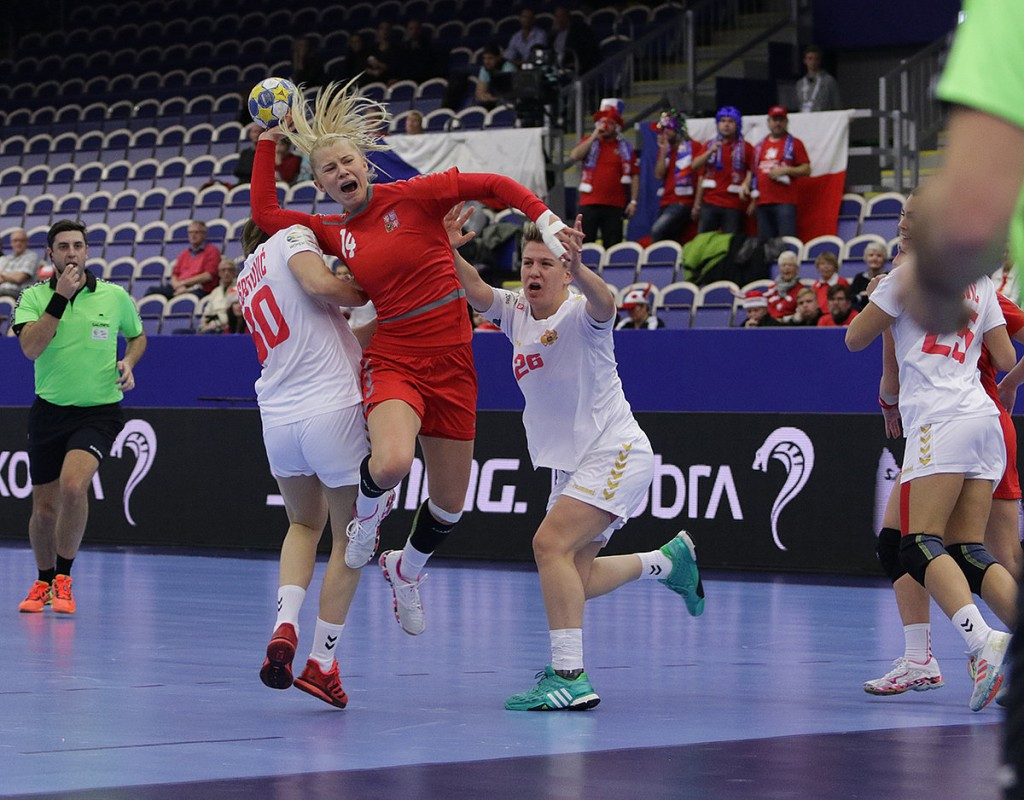 Montenegro secured a vital 28-27 win over the Czech Republic this afternoon ©Rasmus Terkelsen