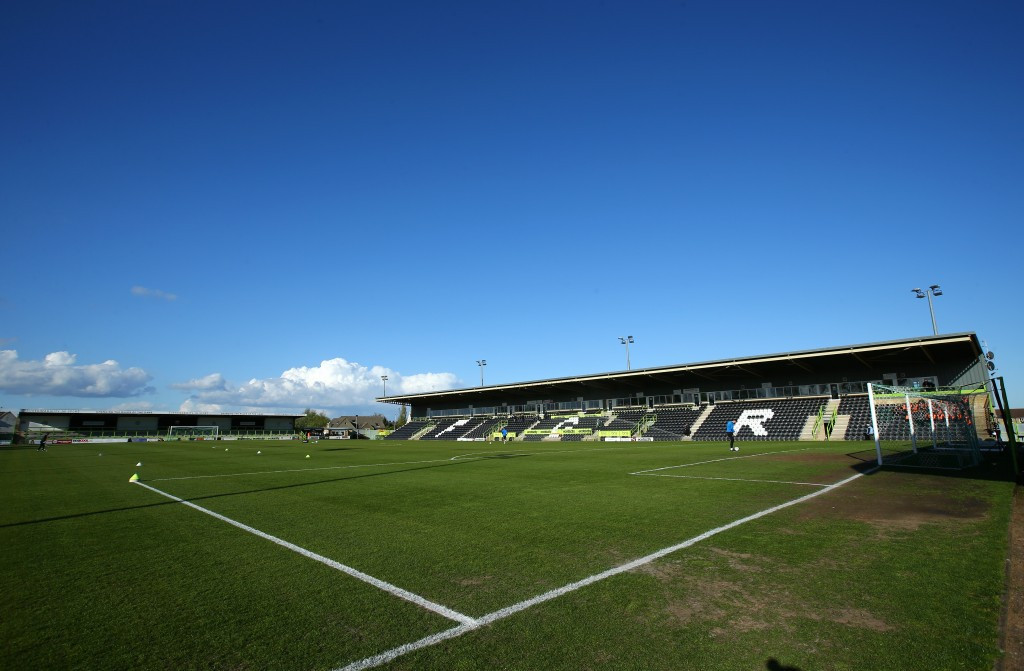 Only vegan food is available at English non-league football club Forest Green Rovers ©Getty Images
