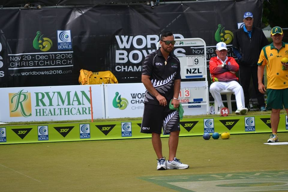 Shannon McIlroy will contest the men's singles gold medal match on Sunday ©BowlsNZ
