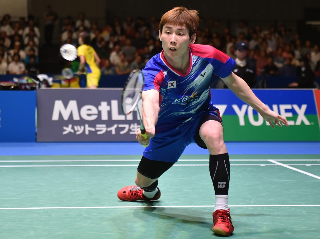 Home favourite Son Wan Ho reached the men’s singles semi-finals at the BWF Korea Masters today ©Getty Images