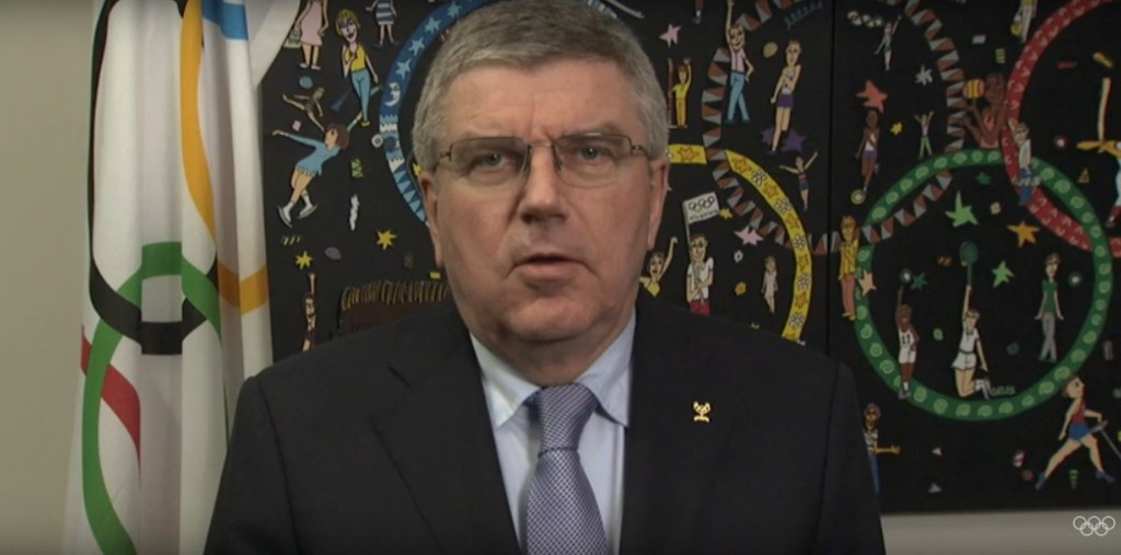 IOC President Thomas Bach reiterated his call for any athlete or official involved in the Russian programme to be banned from the Olympics for life ©IOC/YouTube