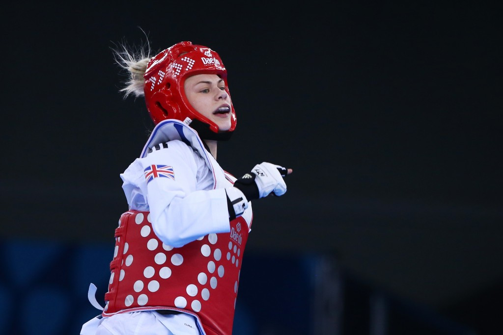 Charlie Maddock of Great Britain won the women's under 49kg gold at the WTF Grand Prix final in Baku today ©Getty Images
