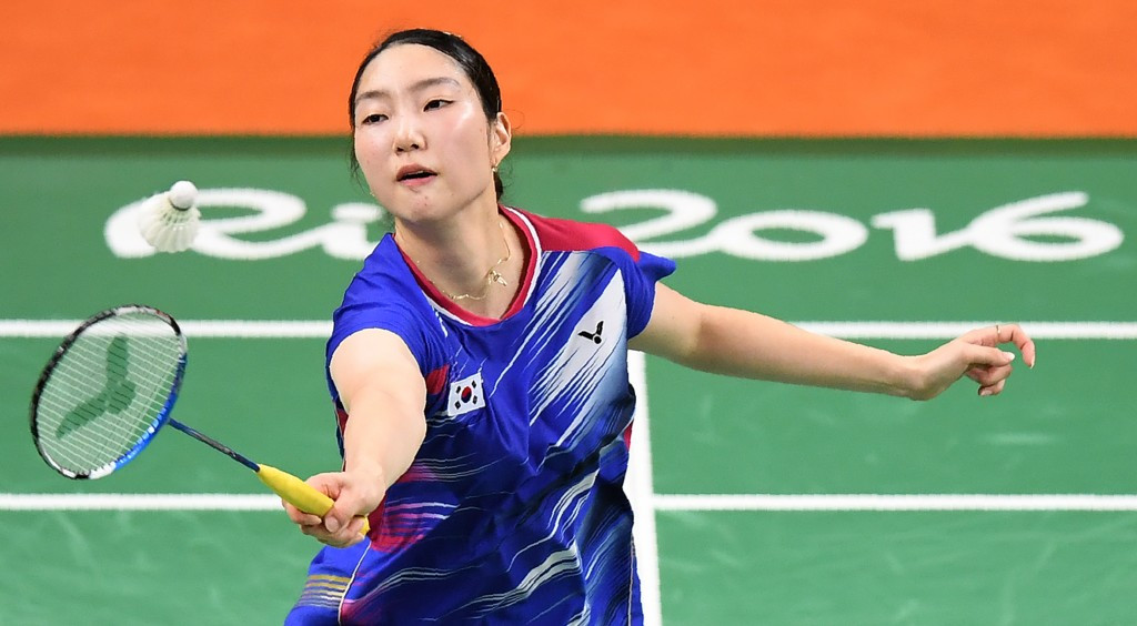 World Championships bronze medallist Sung Ji-hyun booked her place in the final of the women’s singles event ©Getty Images