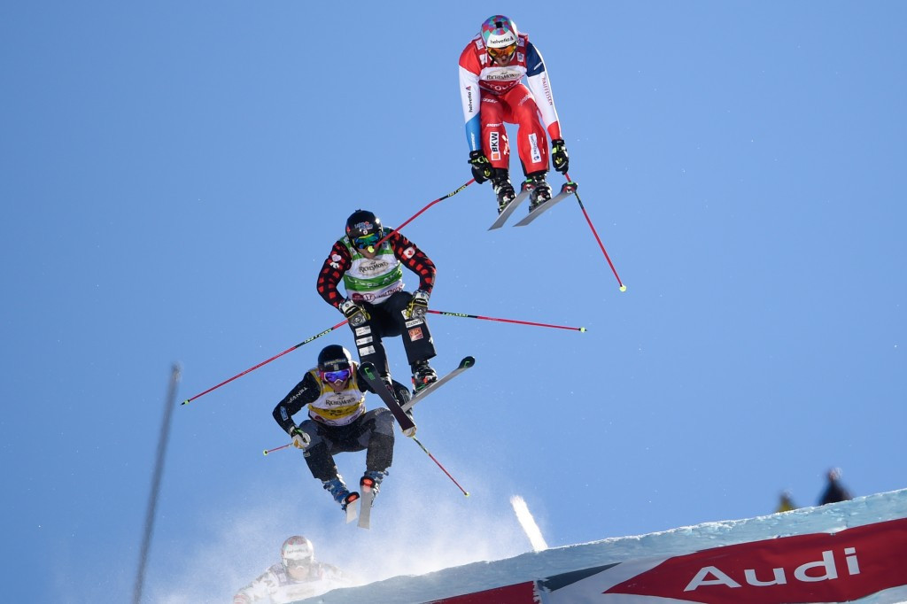 Alex Fiva in the air during the final ©Getty Images