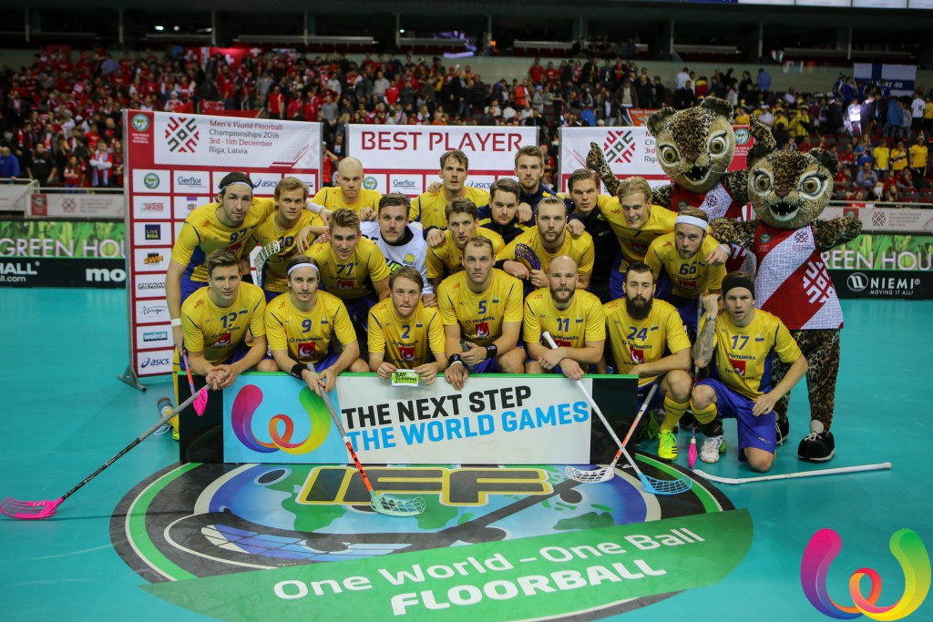 Sweden beat Switzerland 7-2 in their World Floorball Championships semi-final ©Flickr