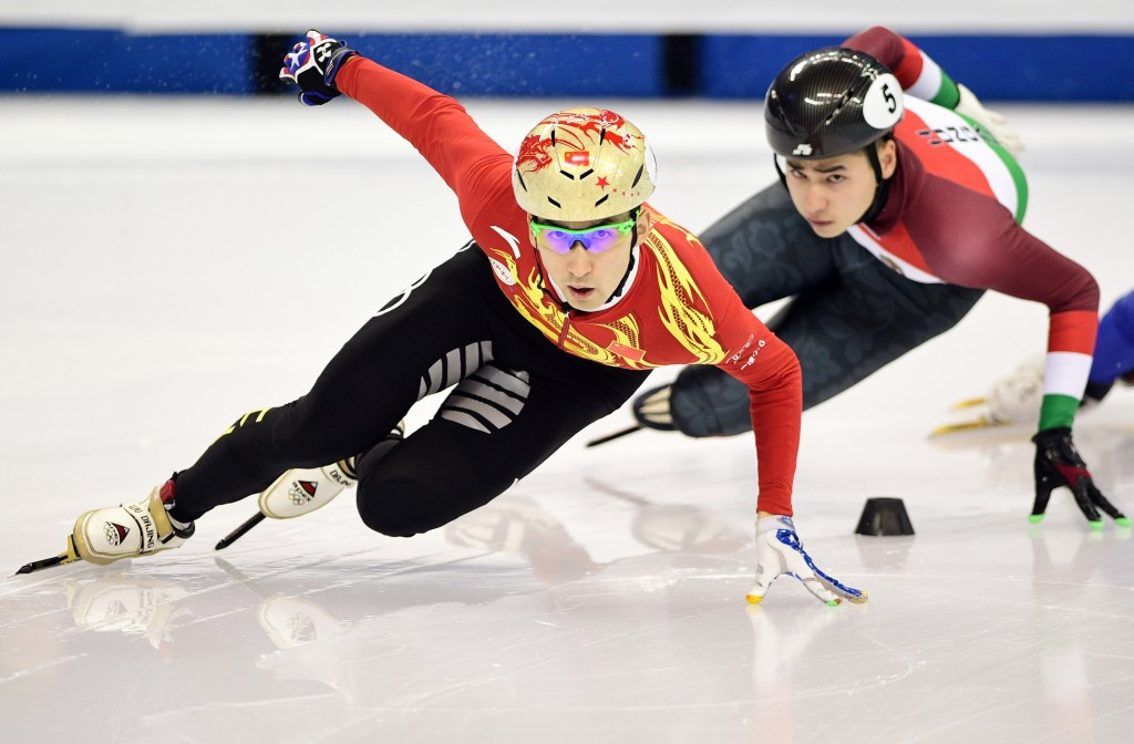 Wu delights home crowd with victory at ISU Short Track World Cup in Shanghai