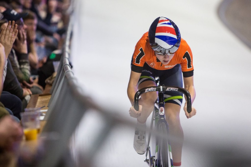 Britain's Elinor Barker tops the women's event rankings ©Six Day Amsterdam/Twitter