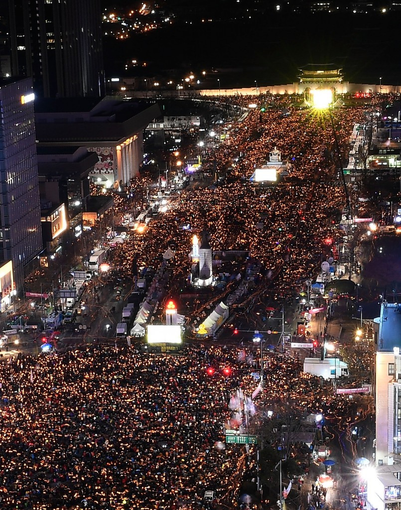 More rallies have taken place in Seoul following the impeachment of Park Geun-Hye ©Getty Images