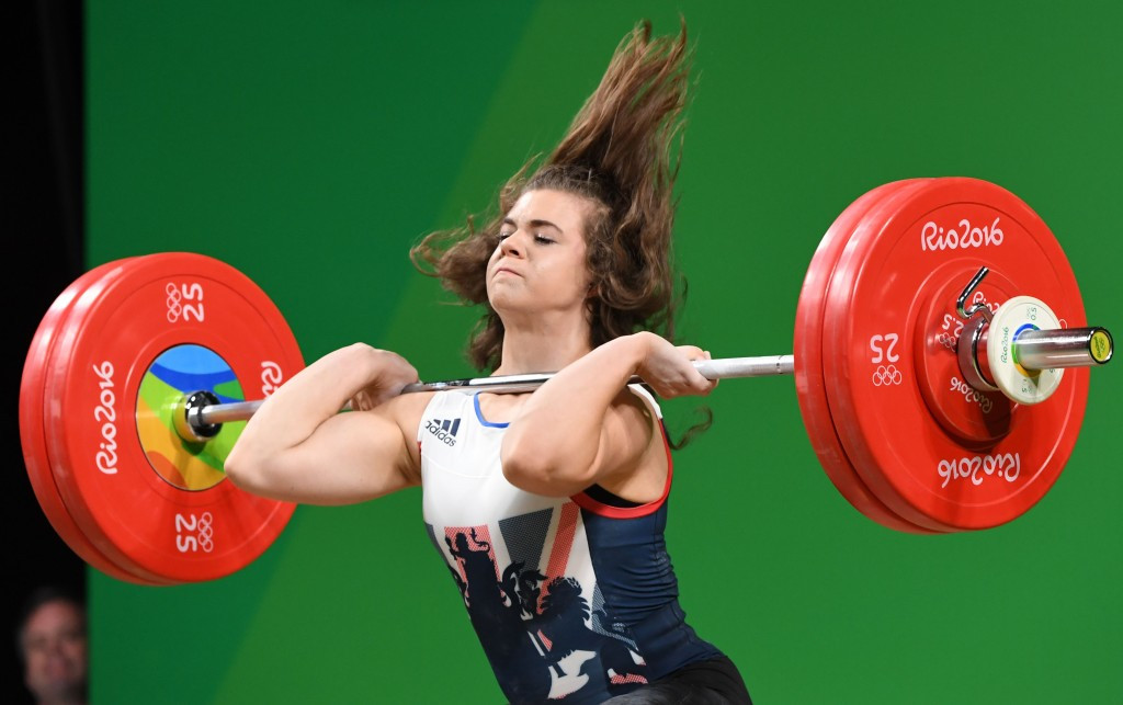 Rebekah Tiler is a fine prospect in weightlifting ©Getty Images 