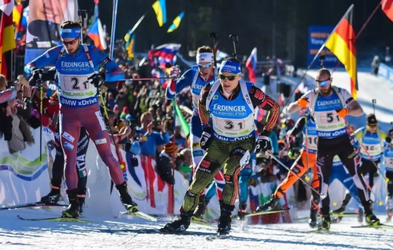 France proved especially dominant in the second half of the contest in the Slovenian resort ©IBU