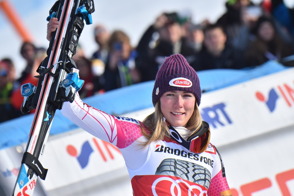 Mikaela Shiffrin moved a step closer to history with another slalom victory ©Getty Images 