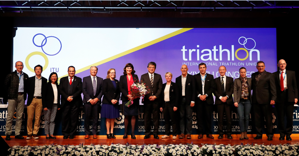 The new ITU Board pose following today's election in Madrid ©ITU