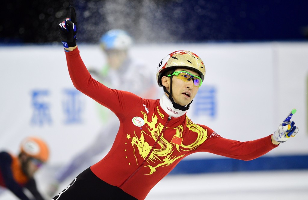 Wu and Christie repeat wins in second set of 500m events at ISU Short Track World Cup in Shanghai