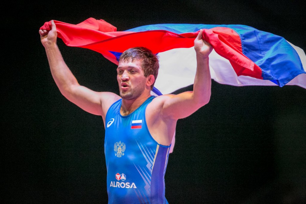 Russia’s Magomed Kurbanaliev claimed his first-ever global crown today as action concluded at the Wrestling World Championships for non-Olympic weights in Hungary’s capital Budapest ©UWW