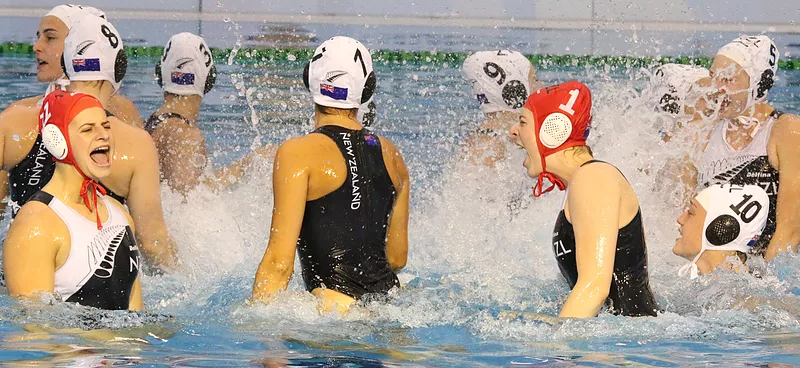 Hosts New Zealand begin FINA World Women's Youth Water Polo Championships with emphatic win