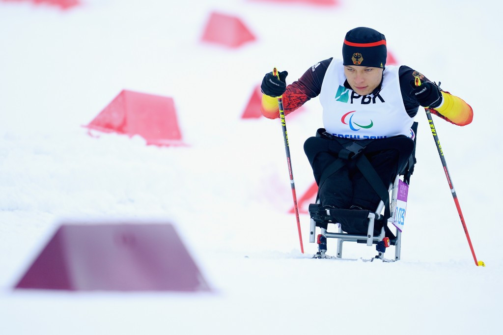 Anja Wicker, pictured competing at Sochi 2014, claimed gold today ©Getty Images